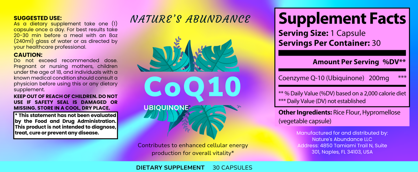 CoQ10 Ubiquinone