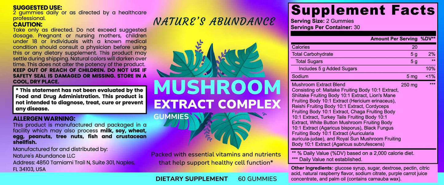 Mushroom Extract Complex